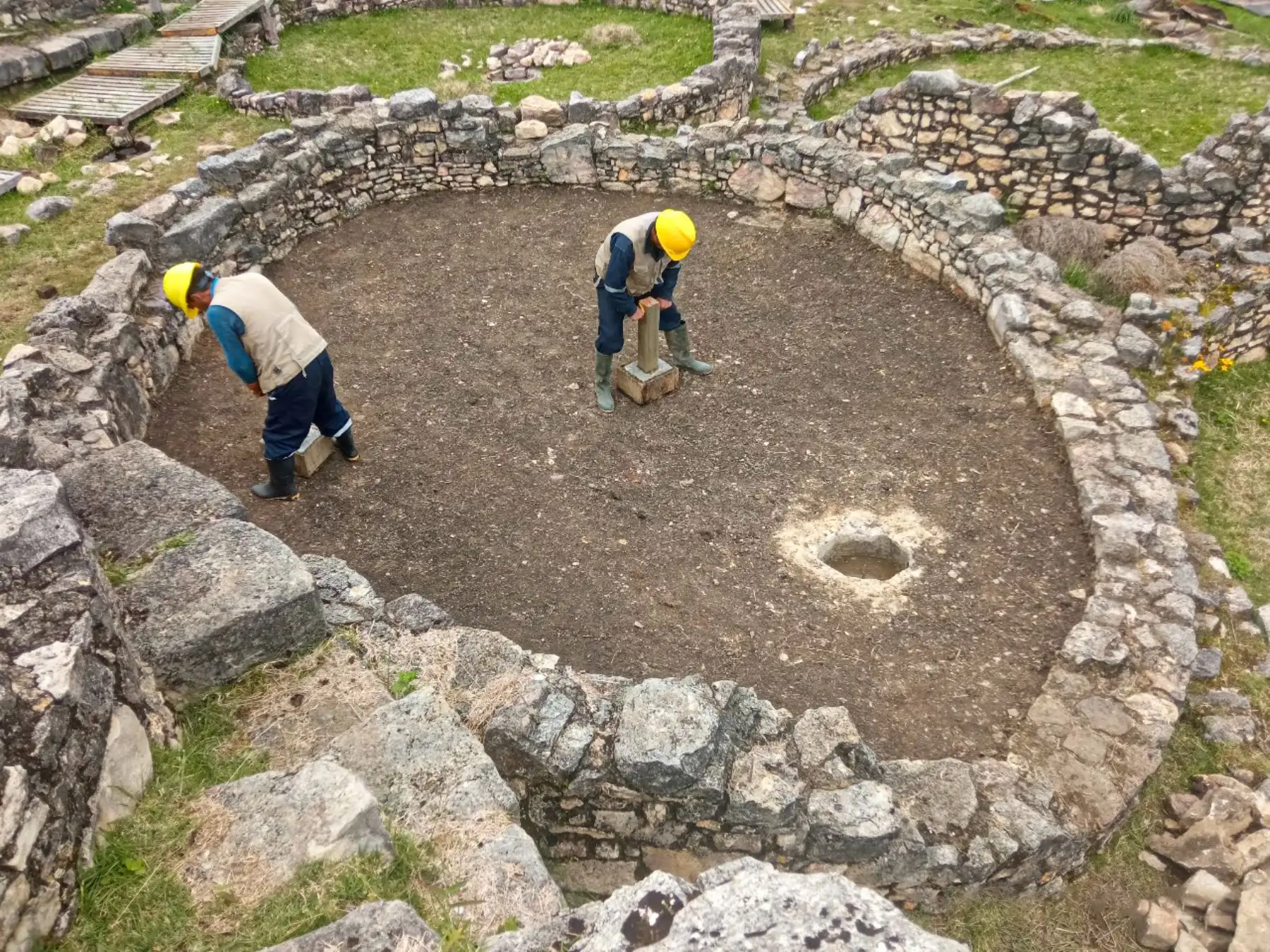 Los trabajos de recuperación del Monumento de Kuélap comprenden el uso de tecnología como drones infrarrojos, modelamiento 3D y radar satelital. ANDINA/Difusión