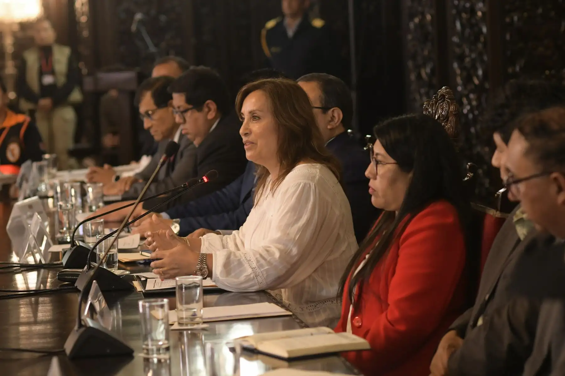 Presidenta Dina Boluarte, se reunió con alcaldes de Apurímac y Puno Foto: ANDINA/Prensa Presidencia
