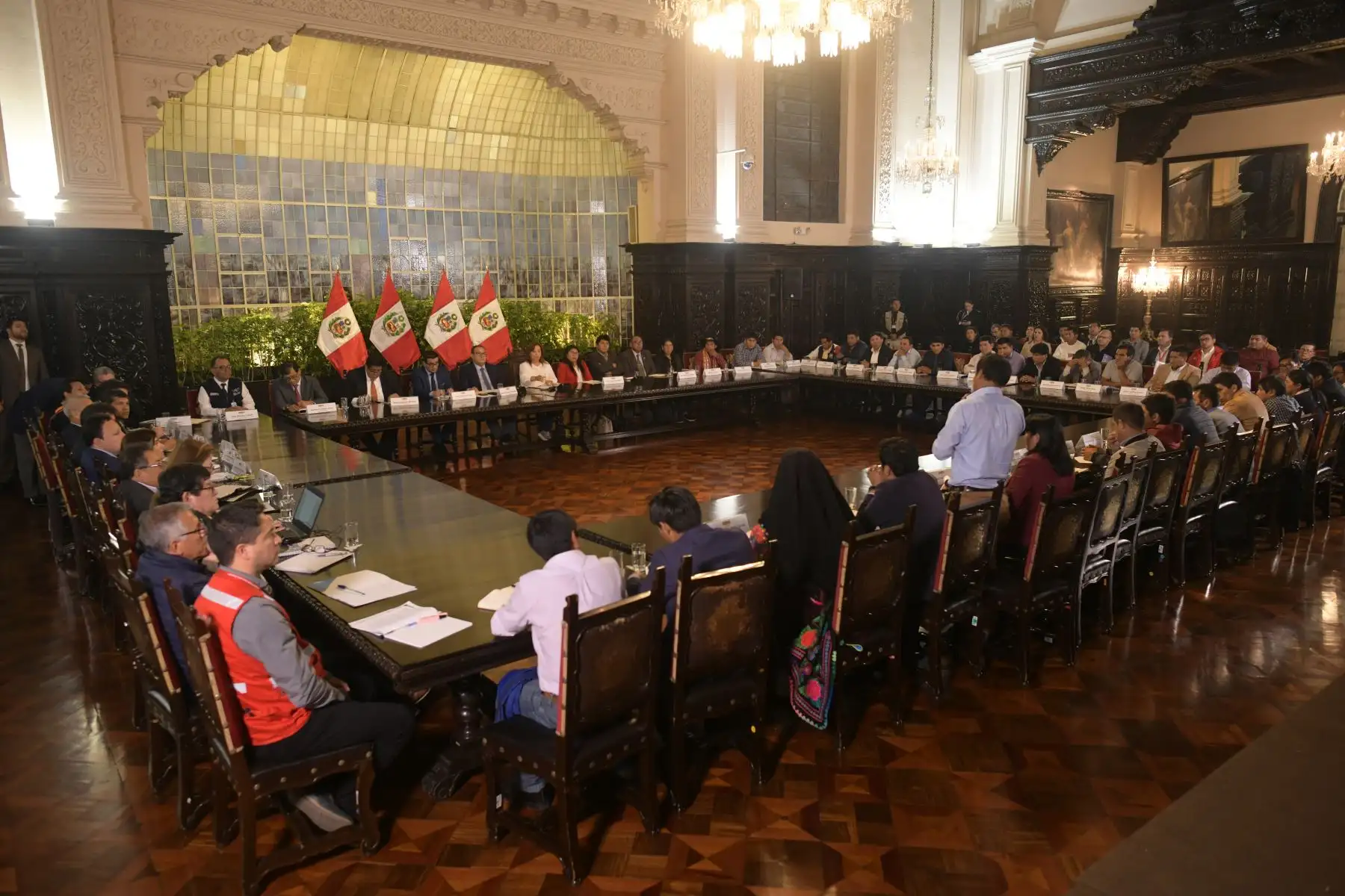Presidenta Dina Boluarte, se reunió con alcaldes de Apurímac y Puno Foto: ANDINA/Prensa Presidencia