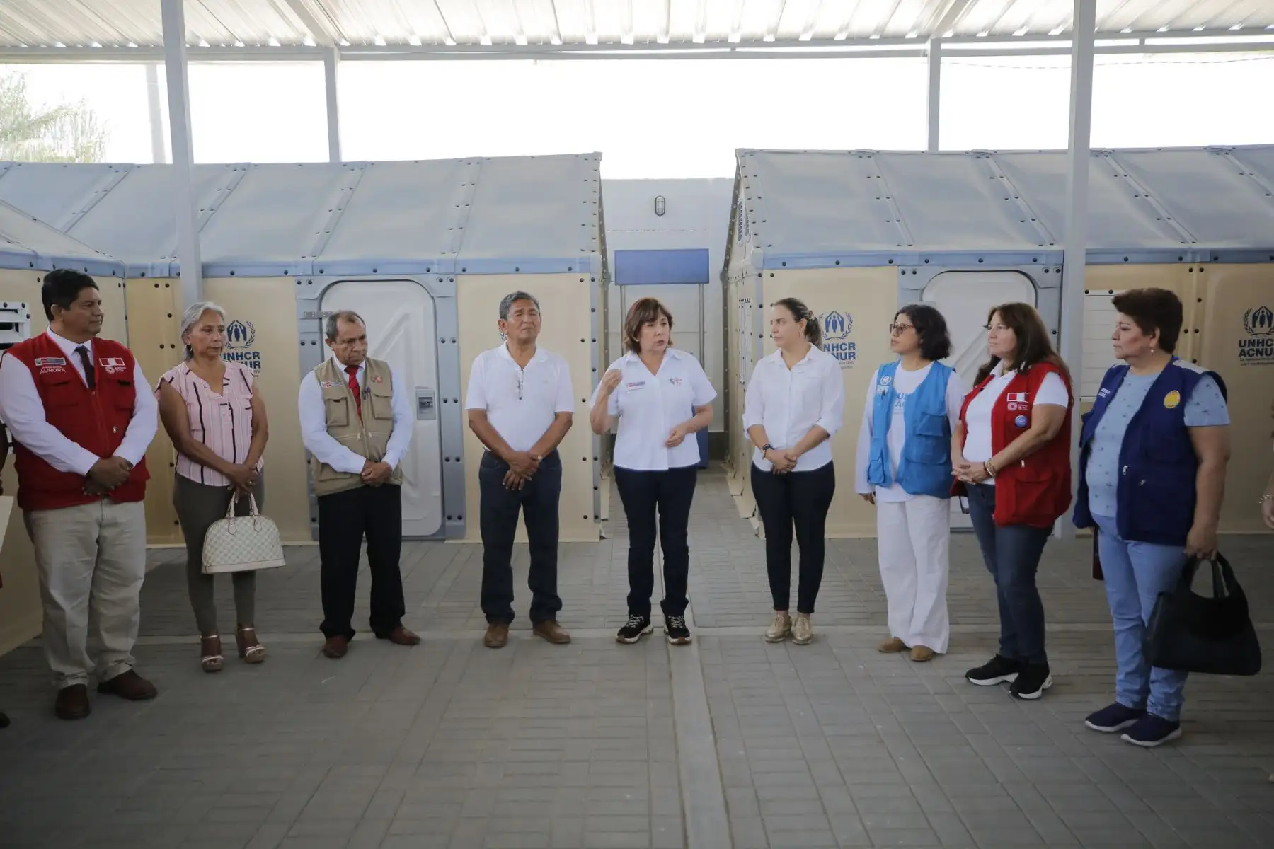 Ministra de la Mujer y Poblaciones Vulnerables, Nancy Tolentino, visitó el Centro Emergencia Mujer Regular de Tumbes.
Foto: MIMP