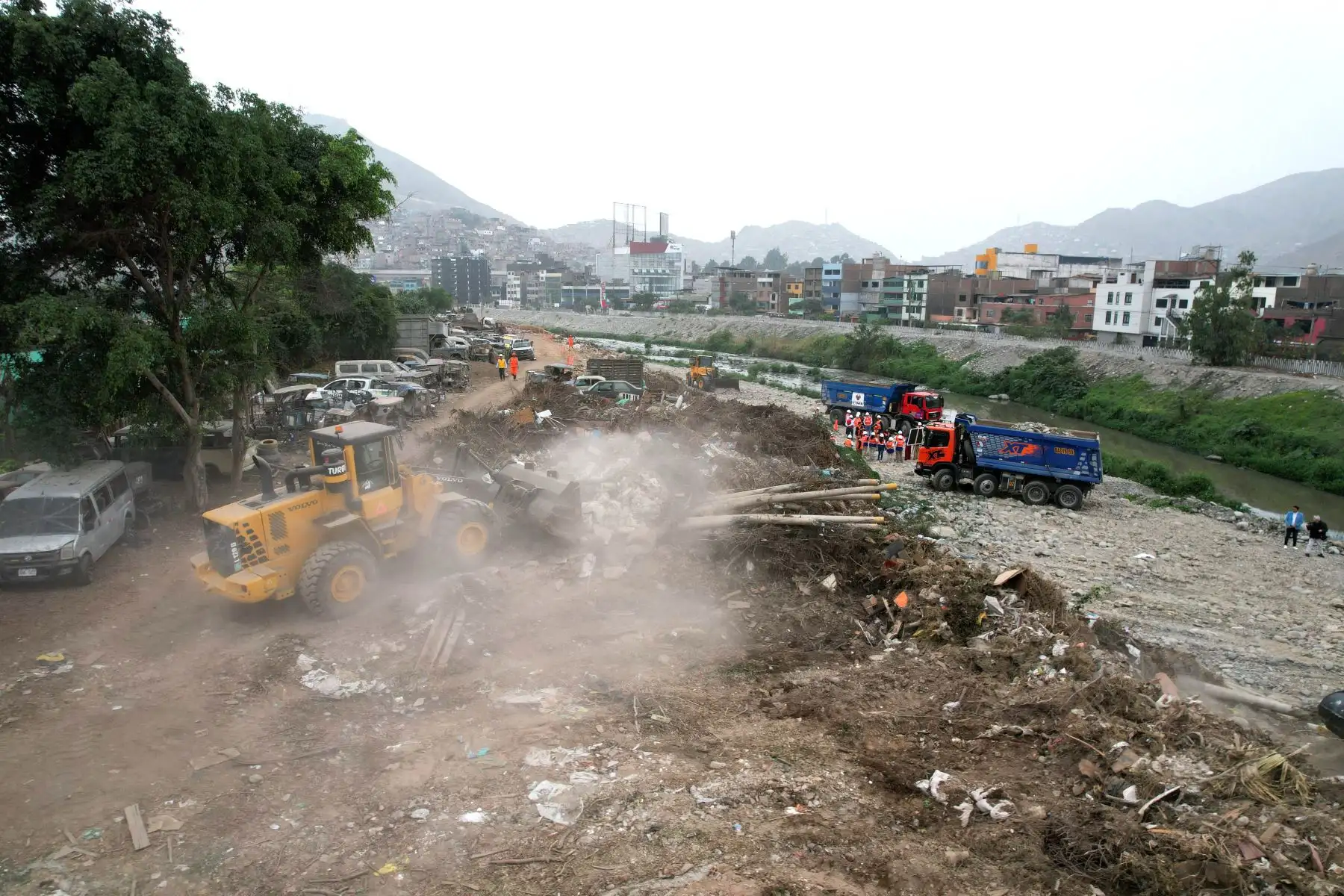 Estos trabajos tendrán lugar a partir del lunes, 11 de septiembre, y se llevarán a cabo en el tramo que comprende desde la Calle 7 de Junio hasta la Avenida Pirámide Del Sol, abarcando los distritos de San Juan de Lurigancho y El Agustino. Foto: ANDINA/Ricardo Cuba