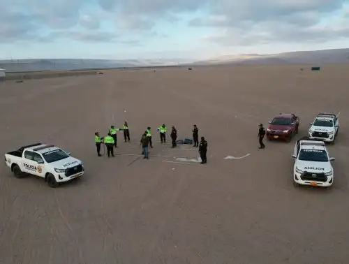 Policía Nacional refuerza la seguridad en la frontera sur ante el creciente número de migrantes que pretende ingresar al Perú de forma ilegal. ANDINA/Difusión