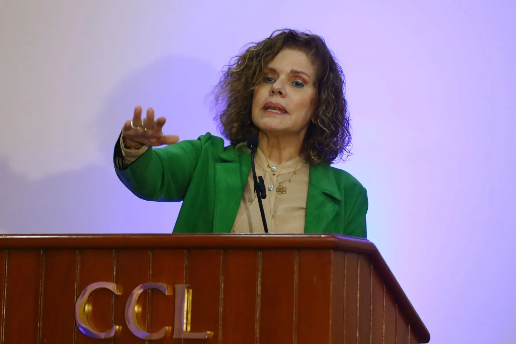 Gremios del sector empresarial y académico:  ADEX, CCL y SNI presentan propuestas a favor de la reactivación del país. En la imagen, la Dra. Mercedes Araoz, ex presidenta del Consejo de Ministros.
Foto: ANDINA/Eddy Ramos