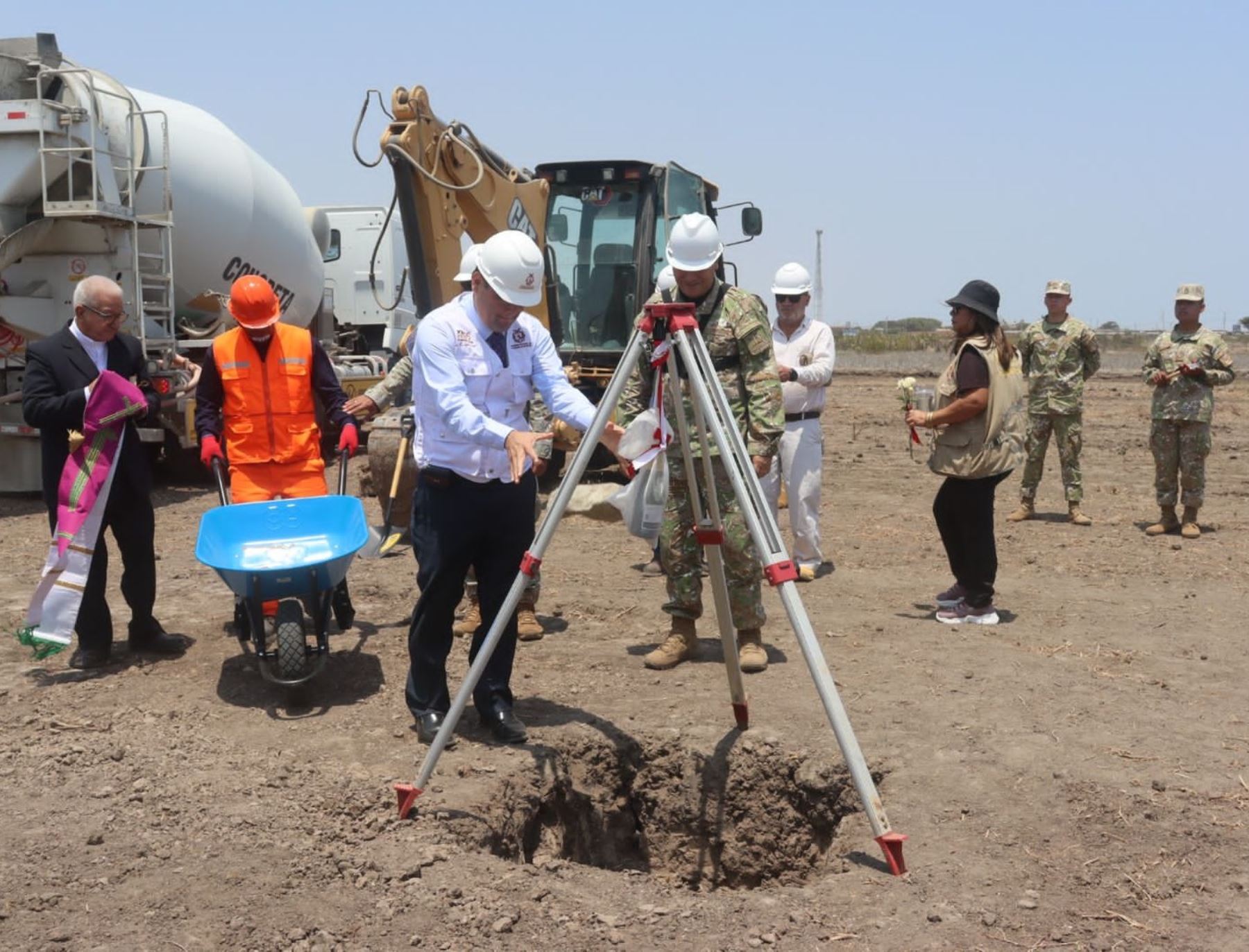 Una inversión de S/ 21 millones demandará la construcción del complejo militar Sipán del Ejército del Perú en Lambayeque. La base tendrá una forma de pirámide trunca al estilo Sipán. ANDINA/Difusión