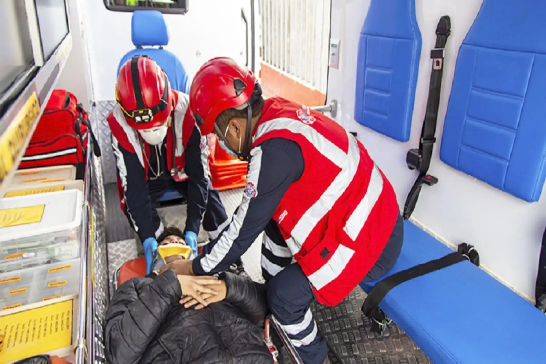 Atención de llamadas de emergencia. Cortesía Ositran