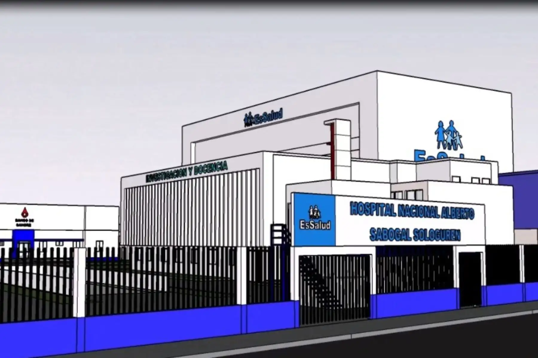 La construcción del nuevo hospital Sabogal empezaría en marzo o a más tardar en abril del 2024. Foto: ANDINA/Prensa Presidencia