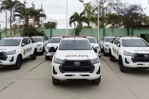 Se adquirieron 53 vehículos para mejorar servicios policiales de diferentes puestos de vigilancia de frontera. Foto: Mininter