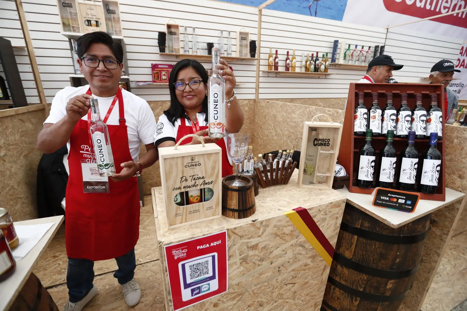 Se inauguró la feria gastronómica Perú Mucho Gusto Tacna 2023, la cual se desarrolla del 15 al 17 de setiembre en el Parque Perú de Tacna. 
Foto: ANDINA/ Daniel Bracamonte