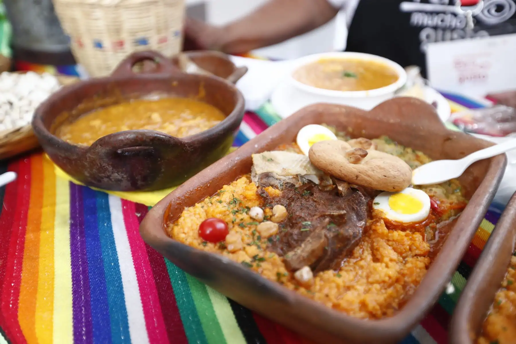 Se inauguró la feria gastronómica Perú Mucho Gusto Tacna 2023, la cual se desarrolla del 15 al 17 de setiembre en el Parque Perú de Tacna. 
Foto: ANDINA/ Daniel Bracamonte