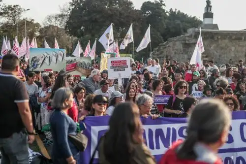 La marcha tuvo su punto de partida en el Campo de Marte. Foto: EFE