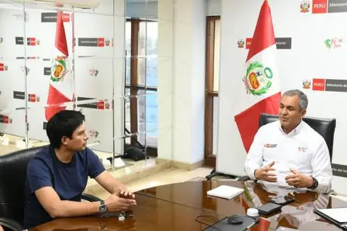 Alcalde de San Juan de Lurigancho y Ministro del Interior sostuvieron una reunión. ANDINA/Difusión