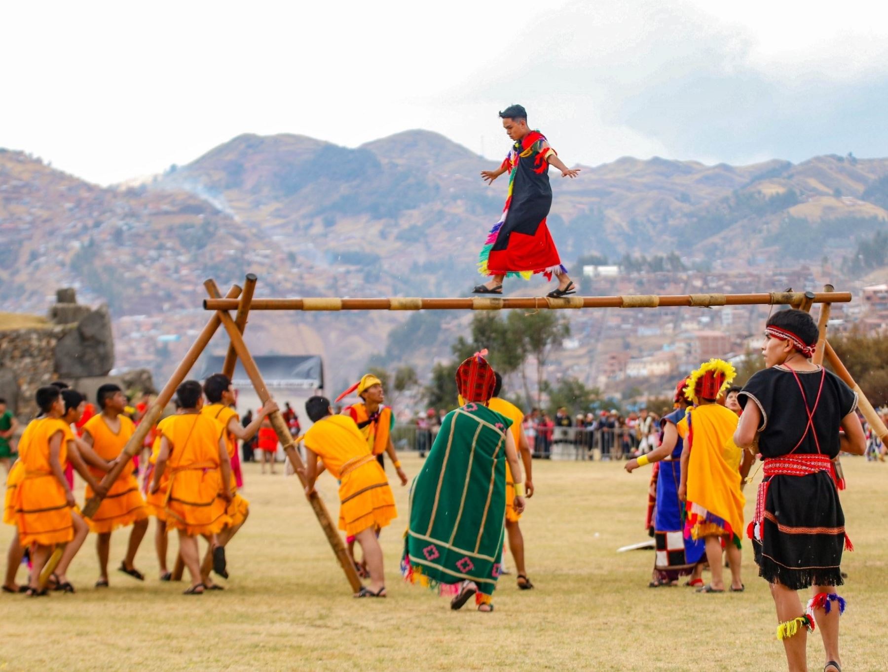 Así se vivió el Warachikuy, la ancestral fiesta fe origen inca, en la explanada del parque arqueológico de Sacsayhuamán, en Cusco. Fotos: Alejandro Delgado