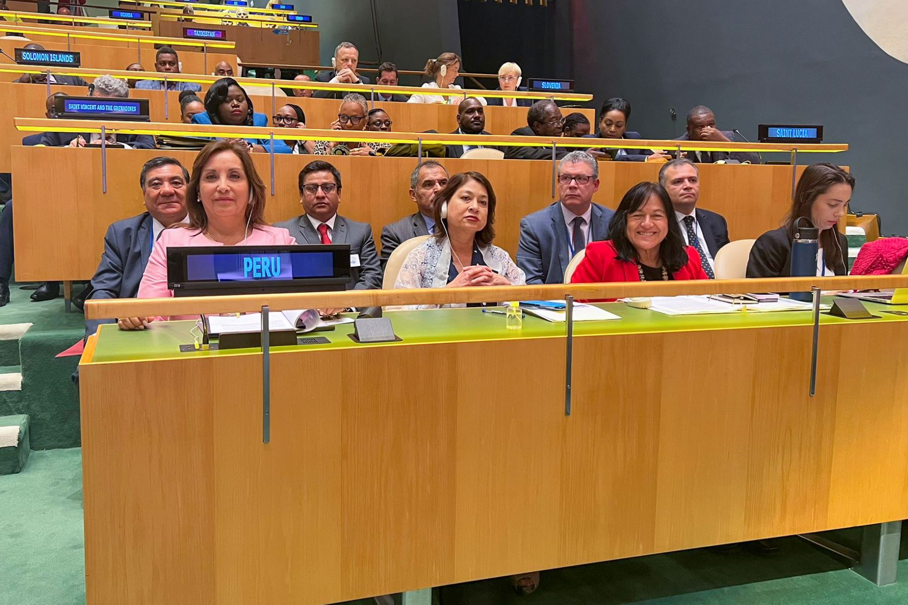 Presidenta Dina Boluarte participa en la inauguración del Foro Político de Alto Nivel sobre Desarrollo Sostenible en la sede de las Naciones Unidas en Nueva York.
Foto: ANDINA/Prensa Presidencia