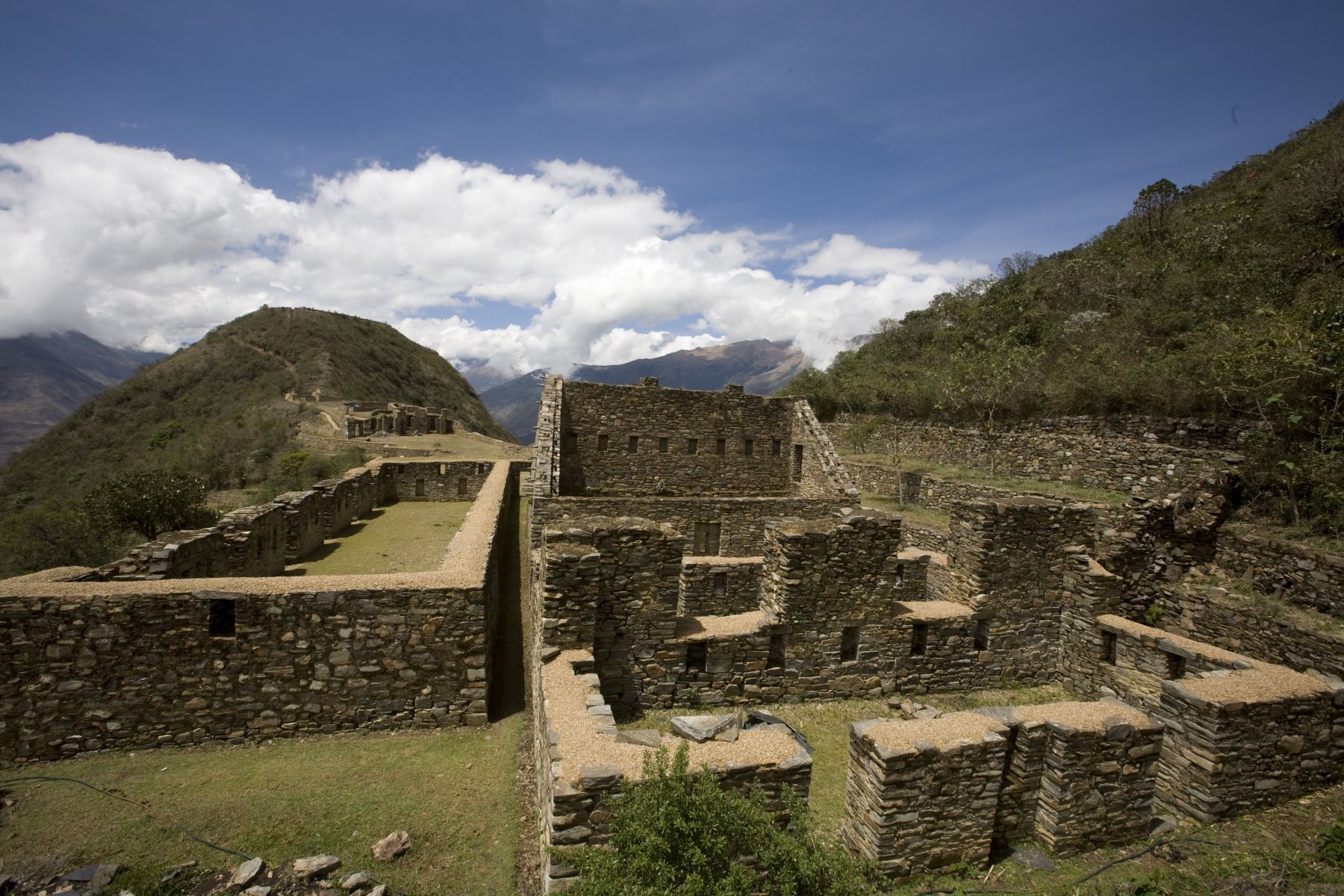 La imponente belleza de Choquequirao sería un importante polo de desarrollo turístico de Cusco y Apurímac. ANDINA/Difusión