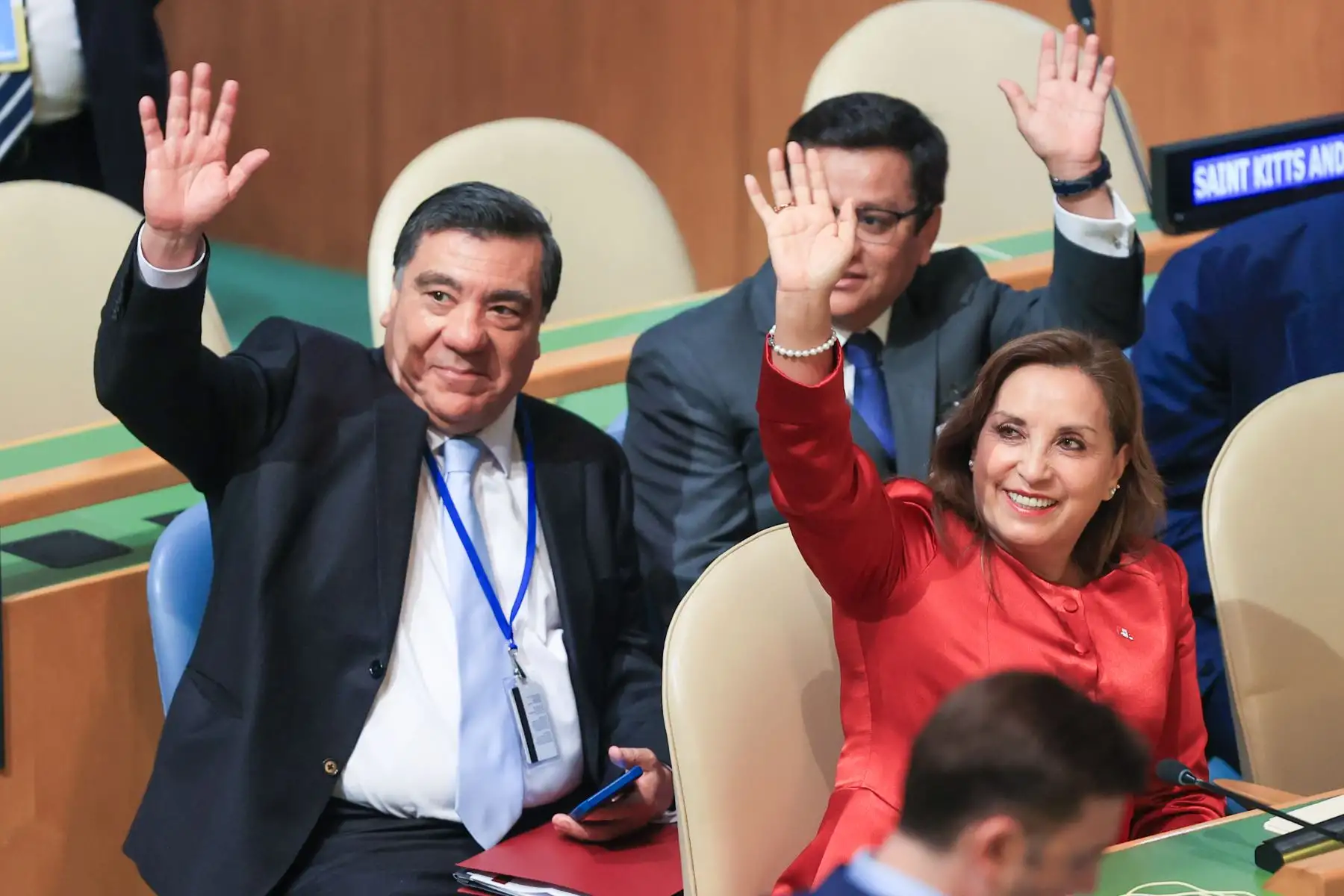 Presidenta Dina Ercilia Boluarte Zegarra interviene en el Debate General de Alto Nivel, 78.° periodo de sesiones de la Asamblea General de las Naciones Unidas.
Foto:ANDINA/Presidencia Perú