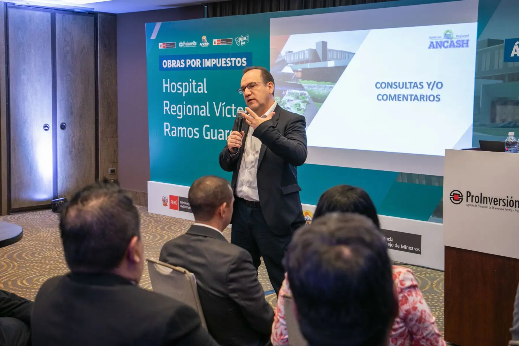 El director ejecutivo de ProInversión presentará la cartera de proyectos en las regiones. ANDINA/Difusión