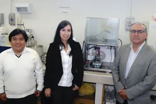 El Grupo de investigación GIEA, liderado por la docente investigadora, Dra. Angélica Baena Moncada, diseñó prototipo  financiado por ProCiencia. Foto: UNI