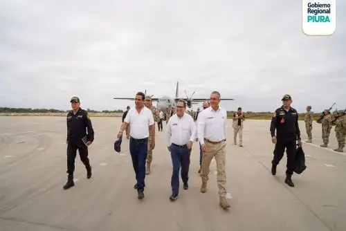El presidente del Consejo de Ministros, Alberto Otárola, y el titular del Interior, Vicente Romero, cumplen actividades en la región Piura.