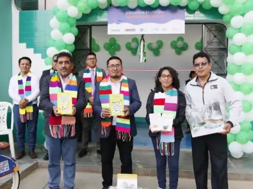 Ministra de Cultura, Leslie Urteaga, inauguró en Huánuco cinco nuevas bibliotecas municipales que fueron implementadas por la Biblioteca Nacional. ANDINA/Difusión