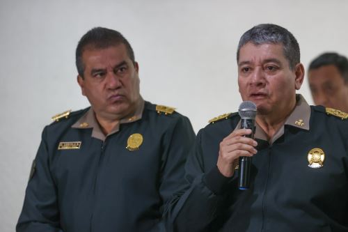 La Policía Nacional del Perú, a través de la Dirección de Investigación Criminal, brindó detalles sobre importantes intervenciones que se realizaron en San Juan de Lurigancho y San Martín de Porres. Foto: ANDINA/Juan Carlos Guzmán.