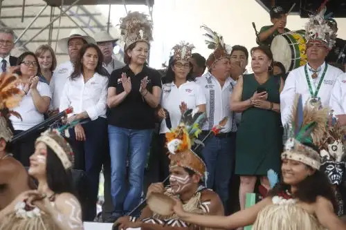 La Expo Amazónica 2023 empezó en Tingo María con un colorido pasacalle. ANDINA/Vidal Tarqui