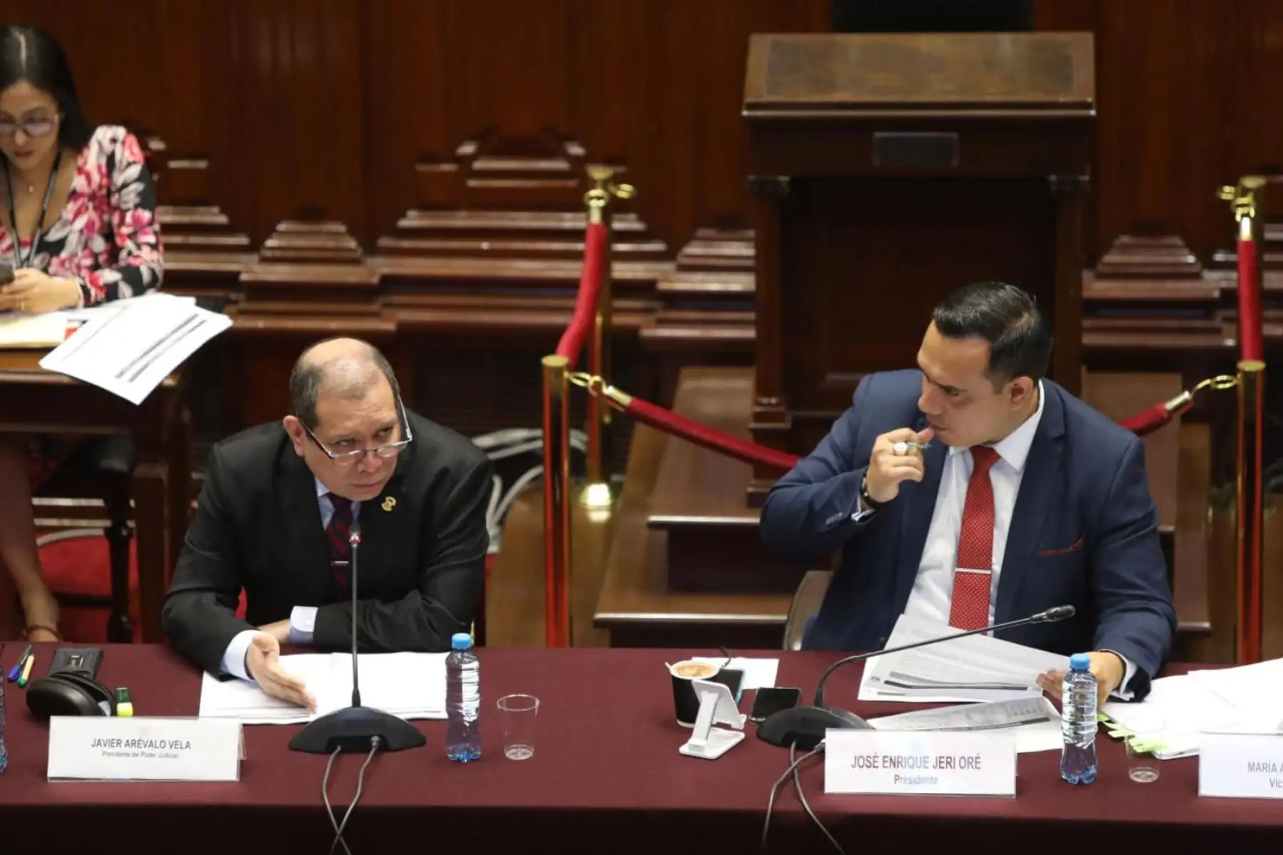 Presidente del Poder Judicial estuvo en la Comisión de Presupuesto del Congreso. ANDINA/Difusión