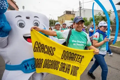 EsSalud realizó un gran pasacalle por la donación de órganos. Foto: ANDINA/Difusión