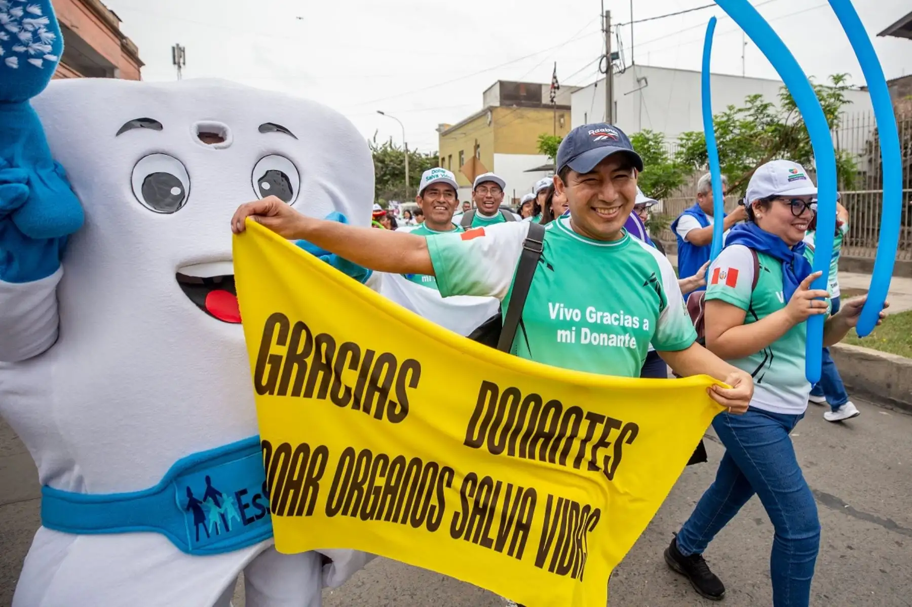 EsSalud realizó un gran pasacalle por la donación de órganos. Foto: ANDINA/Difusión
