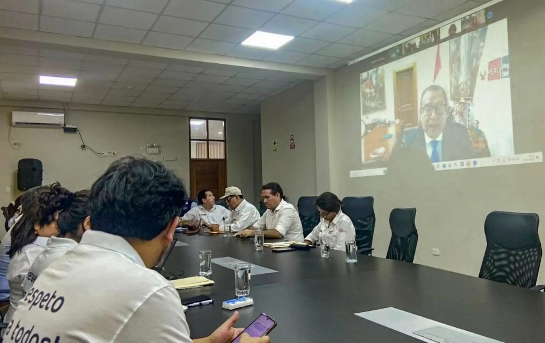 Premier Otárola participó en sesión de la Comisión Multisectorial de Amazonía Peruana