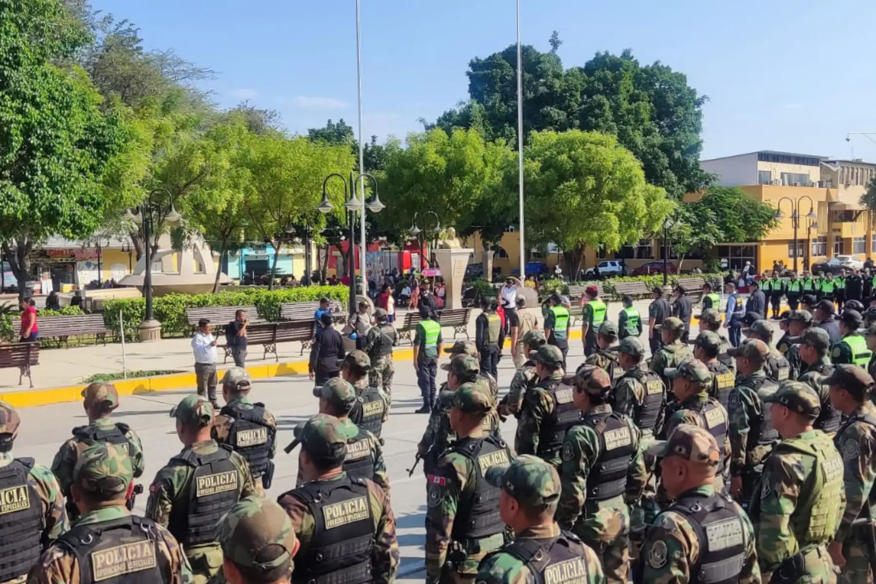 Policía Nacional continuará con sus acciones contra la delincuencia en la provincia de Sullana. ANDINA/Difusión