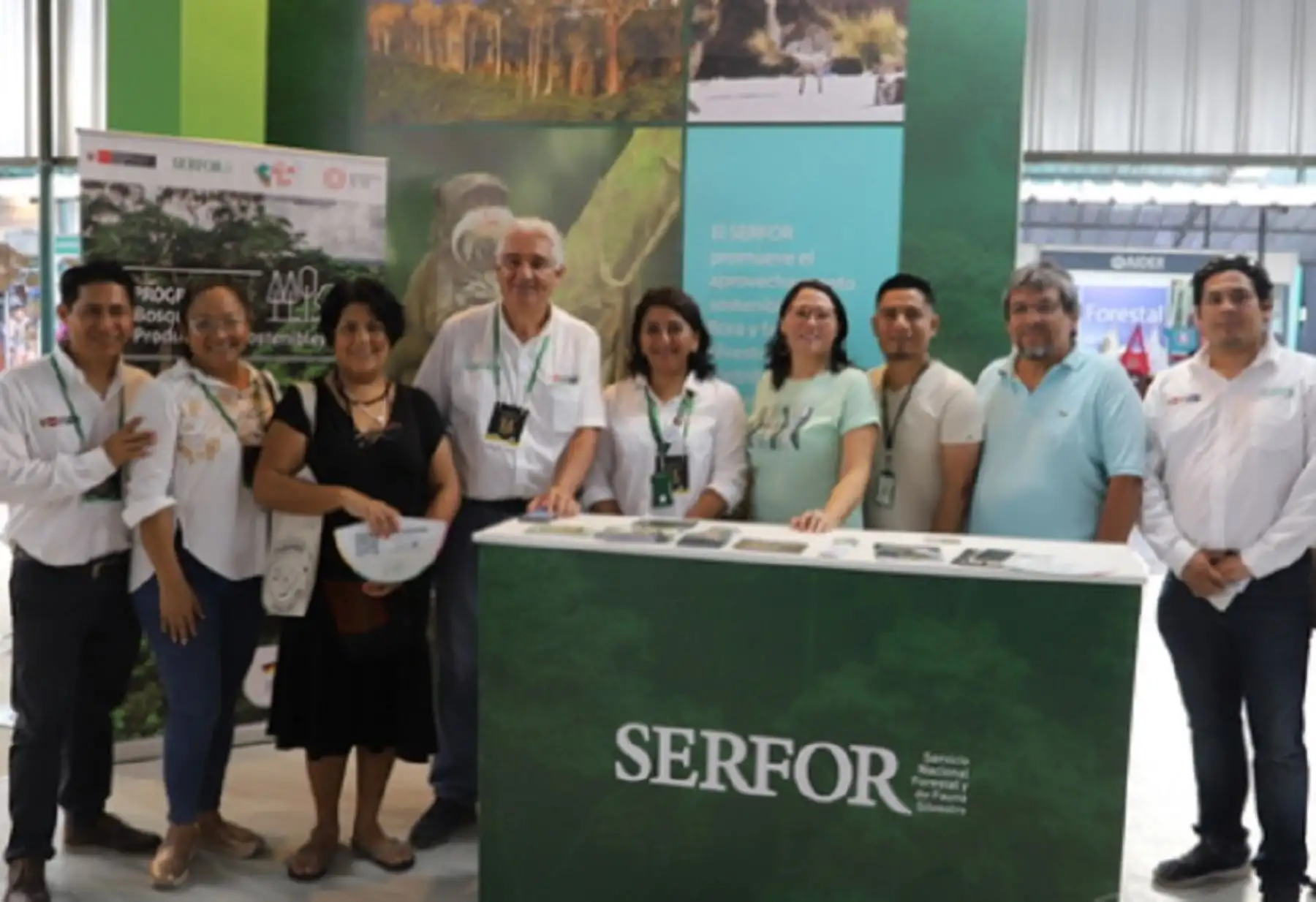 participó en la Feria Expo Amazónica, que se realiza hasta este domingo 24 de setiembre en la ciudad de Tingo María, en el 
departamento de Huánuco. De esta forma, se busca posicionar al sector forestal peruano como un proveedor de productos maderables y no maderables de fuentes legales, manejadas sosteniblemente y/o certificadas.