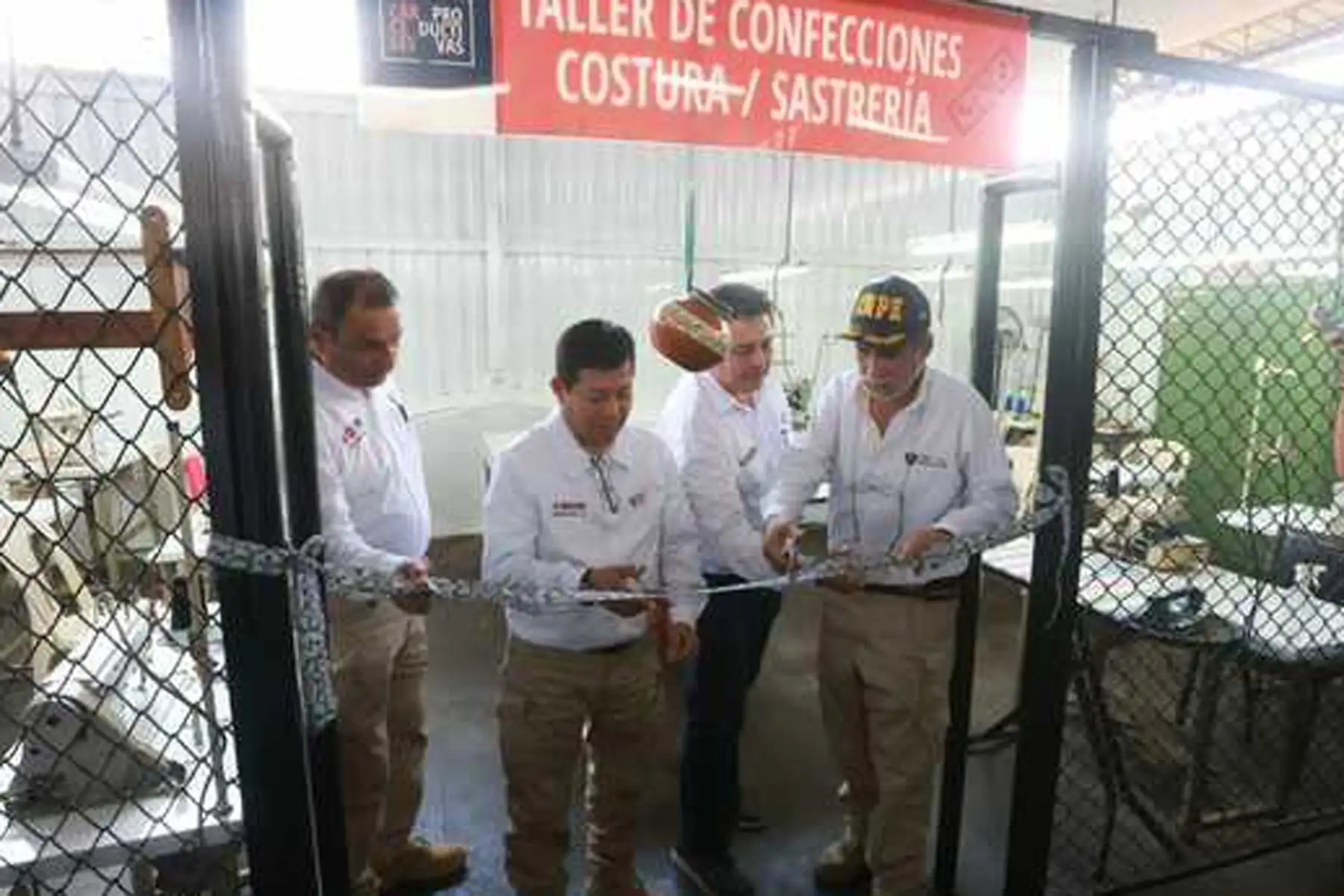 Visita del ministro de Justicia a penal de San Martín. ANDINA/Difusión