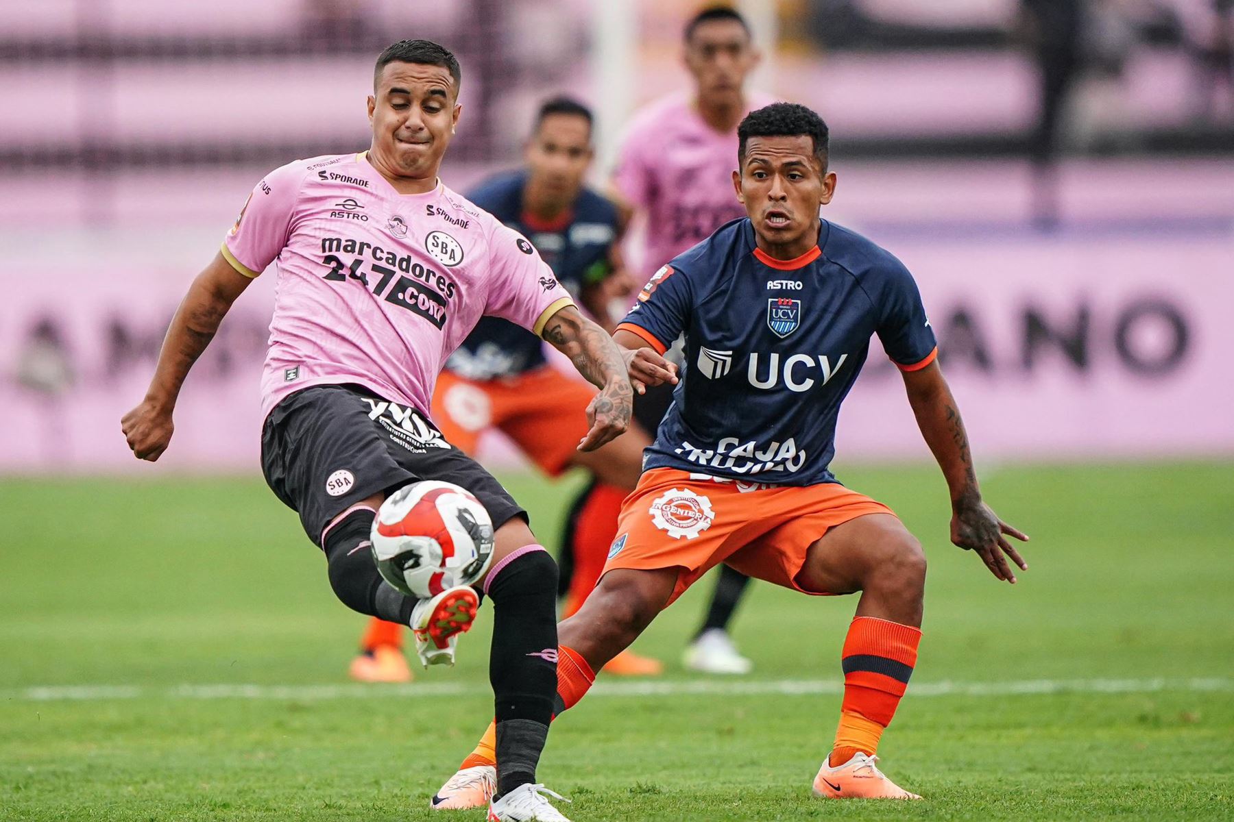 El club Cesar Vallejo  se enfrenta a Sport Boys por la fecha 15 del Torneo Clausura en el estadio Miguel Grau del Callao.
Foto: Liga 1