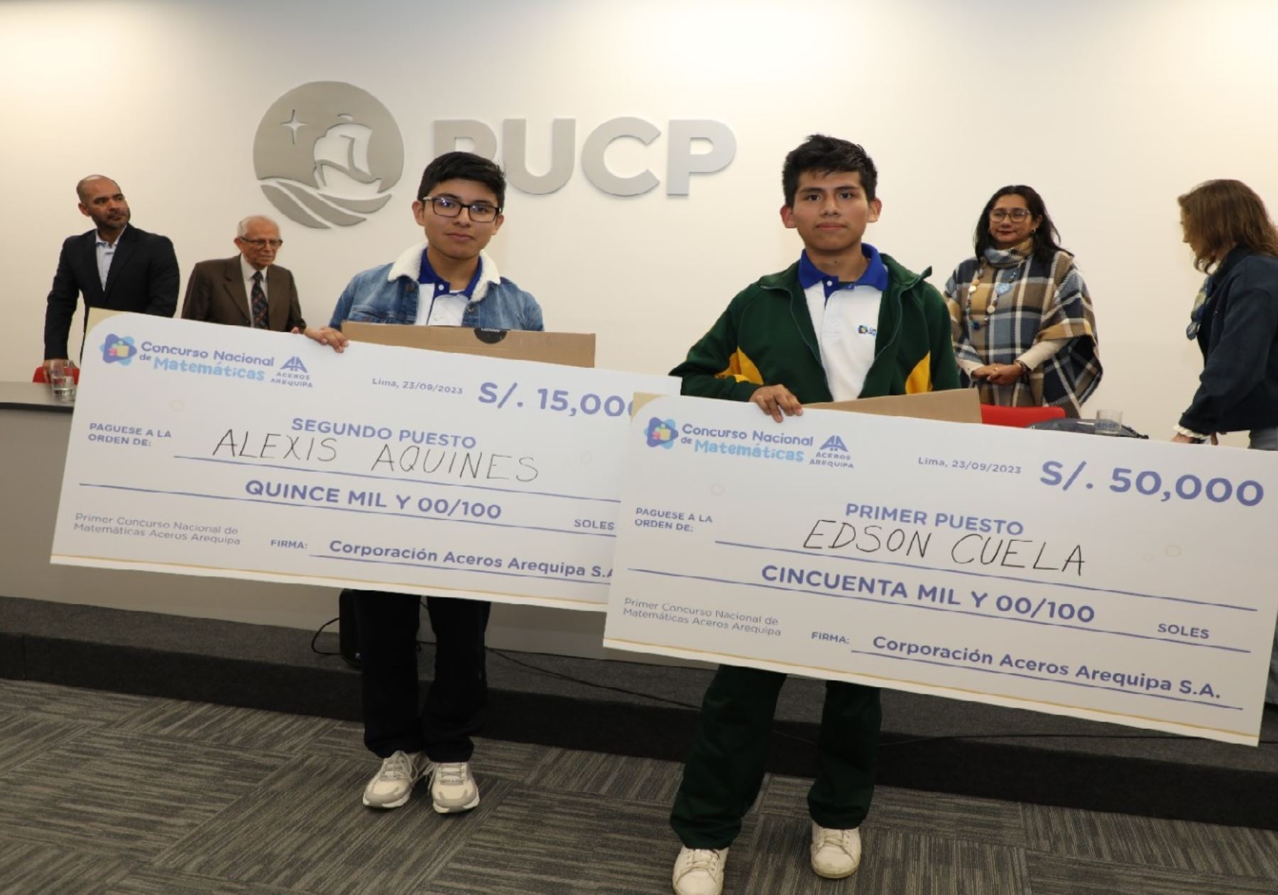 El concurso nacional de matemáticas fue organizado por el Concytec y Aceros Arequipa.