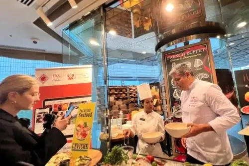 El festival Sabores del Perú cautivó a comensales en Tokio. Foto: Cancillería/Difusión.