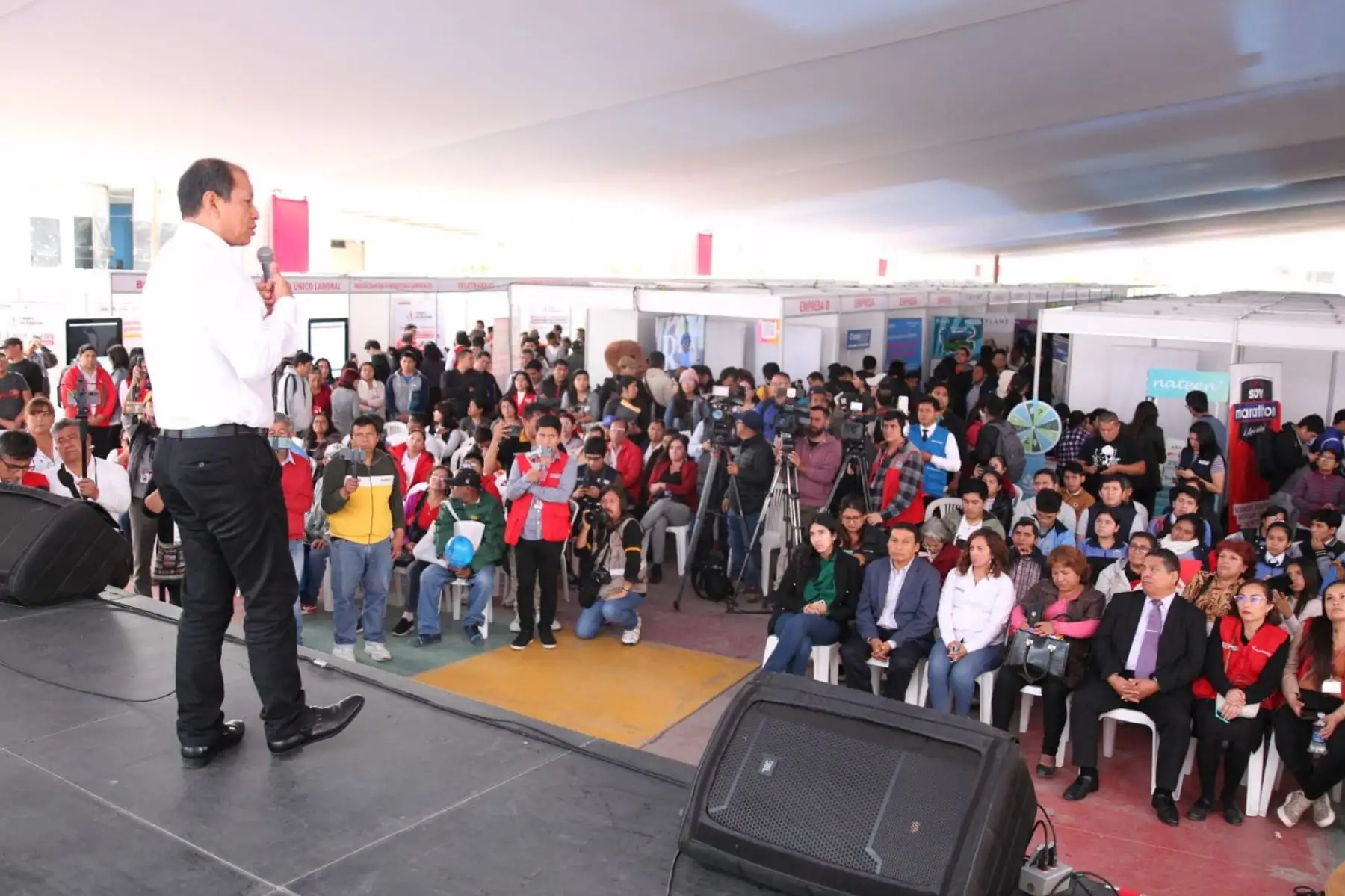 Ministro de Trabajo y Promoción del Empleo, Daniel Maurate, destacó la contribución de la generación de empleo a la reducción de la inseguridad ciudadana. Foto: Cortesía.
