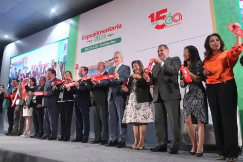 Inauguración de la feria Expoalimentaria 2023. ANDINA/Héctor Vinces