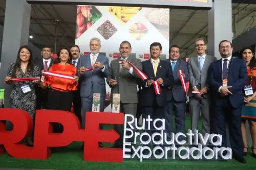 Inauguración de feria Expoalimentaria, organizada por Adex.  ANDINA/Héctor Vinces