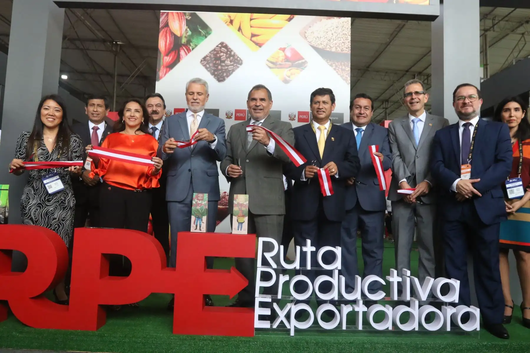Inauguración de feria Expoalimentaria, organizada por Adex.  ANDINA/Héctor Vinces