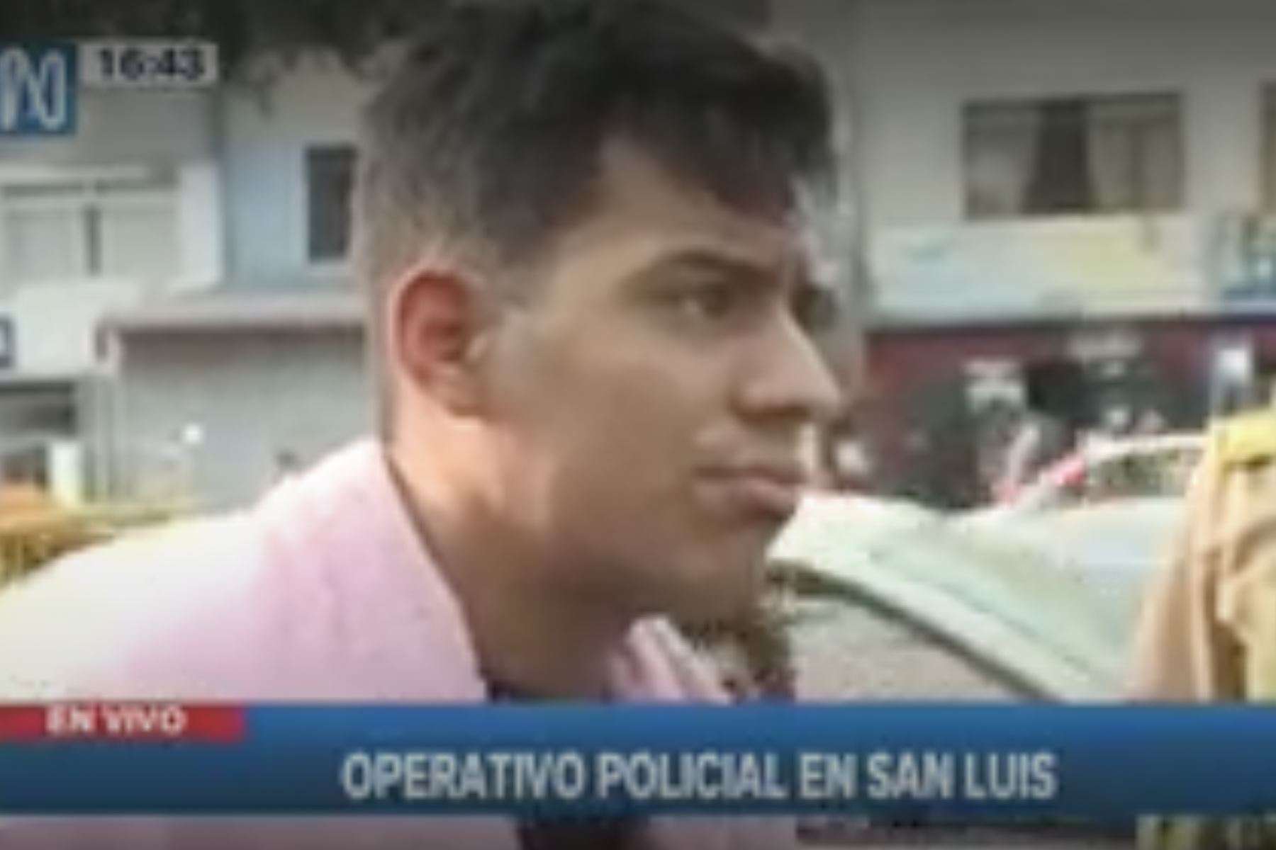La PNP logró la intervención de un ciudadano venezolano que estaría vinculado al crimen ocurrido en el distrito de Lince durante la madrugada. Captura TV.