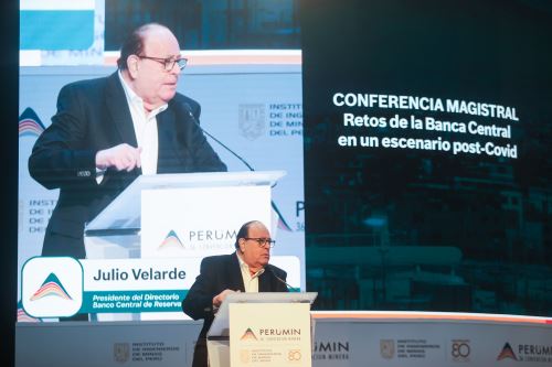 PERUMIN36: presidente del BCR Julio Velarde, ofrece charla magistral