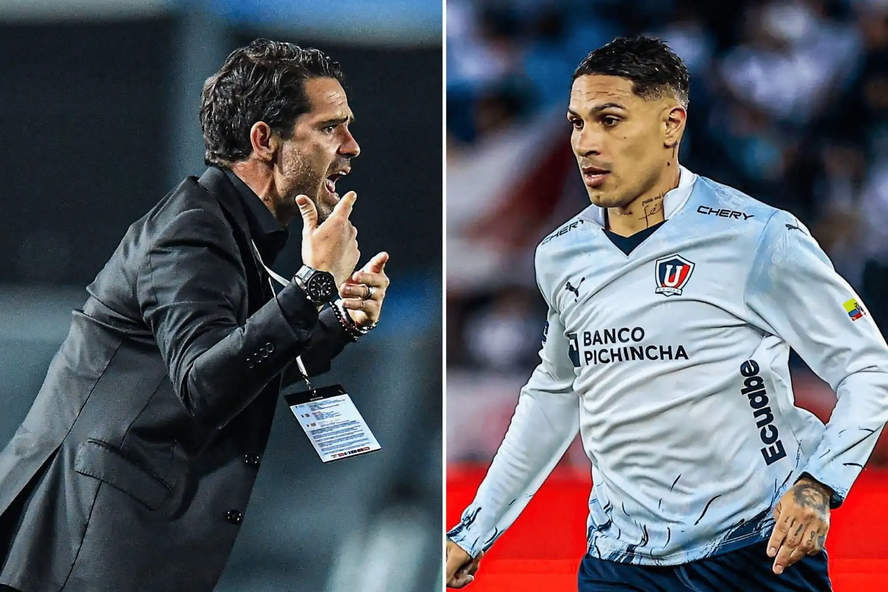 Fernando Gago y Paolo Guerrero