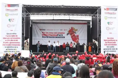 Ministro de Trabajo y Promoción del Empleo, Daniel Maurate, anunció hoy la creación de 3,744 empleos temporales en Lima Metropolitana. Foto: Cortesía.