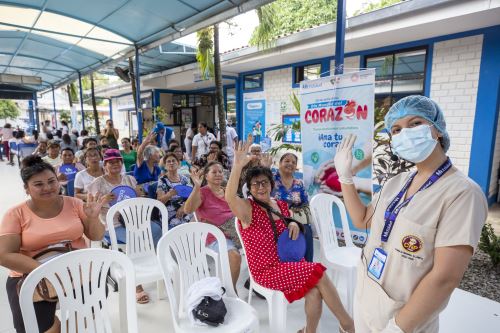 Día Mundial del Corazón: Adultos Mayores participan de Gran Campaña Integral de Salud en Tarapoto