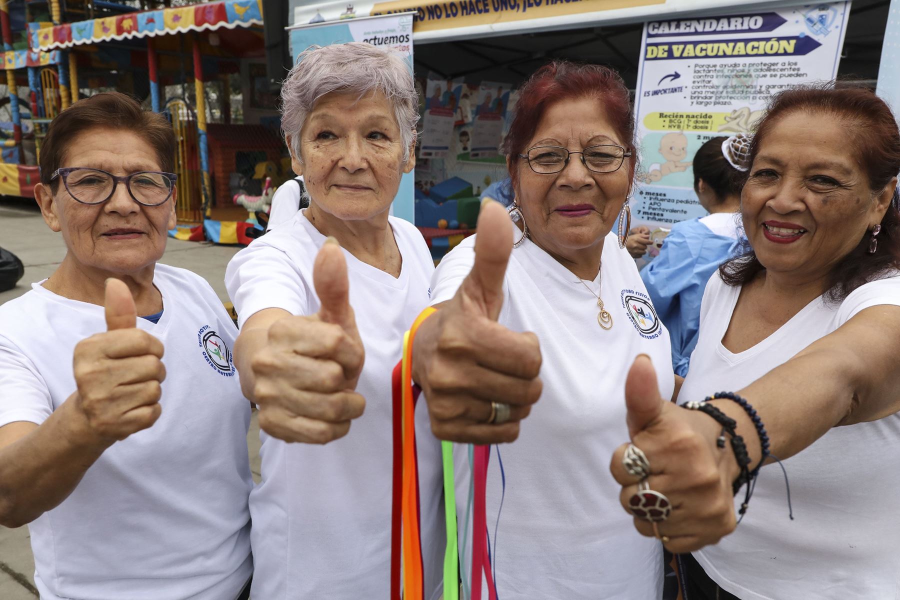 Minsa y Diris Lima norte realizó el Festival por la salud para la persona adulta mayor.
Foto: Minsa