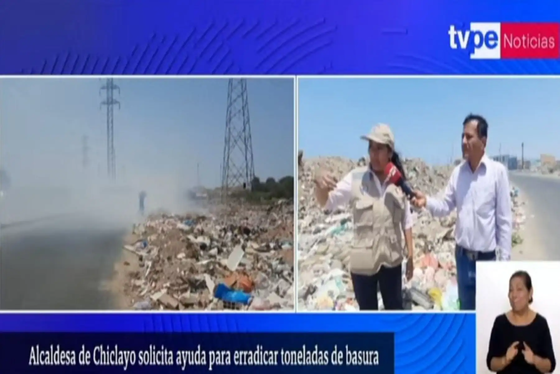 Chiclayo:comuna de San José pide urgente ayuda para erradicar miles de toneladas de basura