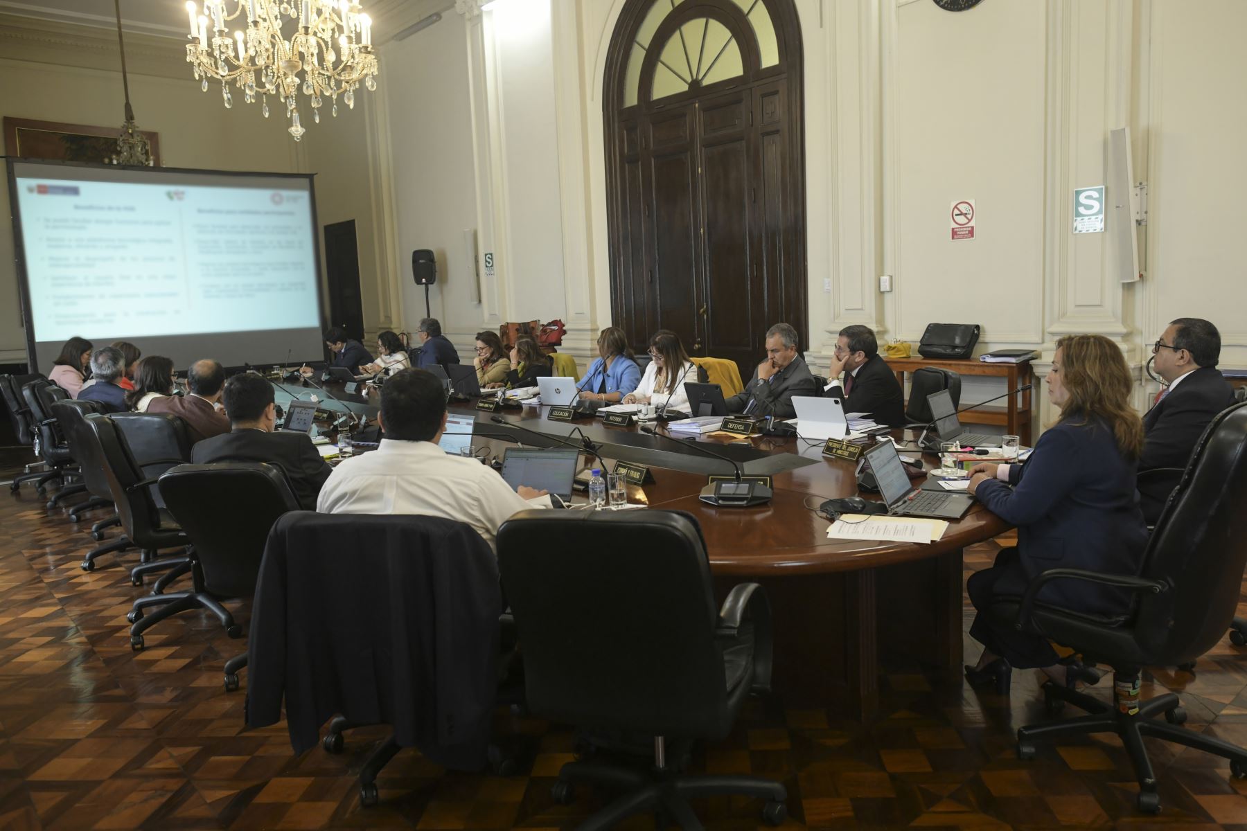 Sesión del Consejo de Ministros. Foto: ANDINA/Prensa Presidencia