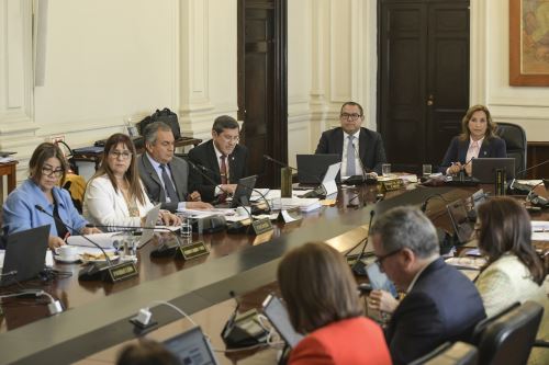 La presidenta Dina Boluarte lideró sesión del Consejo de Ministros en Palacio de Gobierno