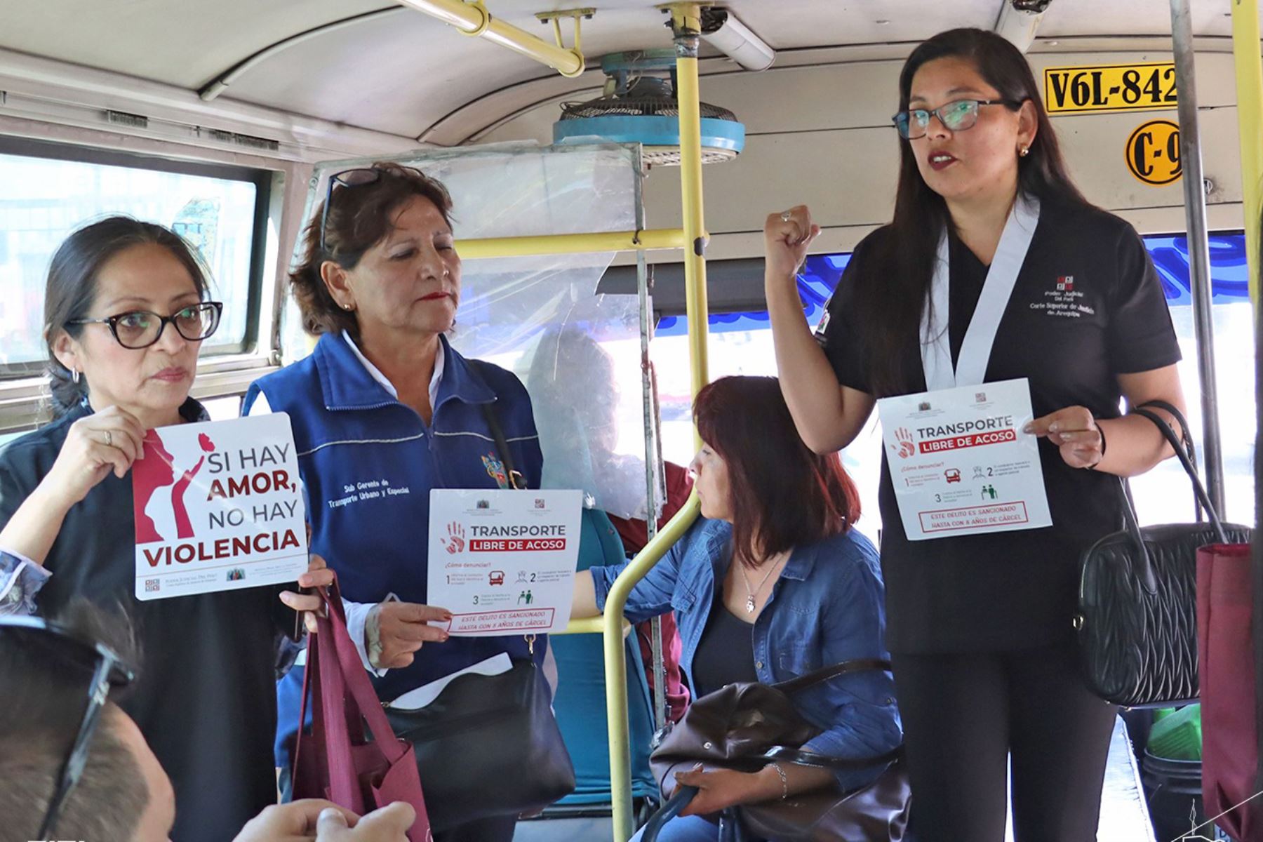 Jueces, servidores de la entidad de justicia e inspectores de la municipalidad provincial de Arequipa participaron en la campaña. Foto: ANDINA/Cortesía Rocío Méndez