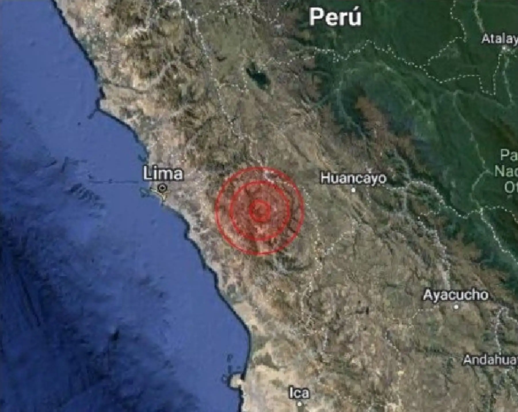Fuerte temblor remeció Lima